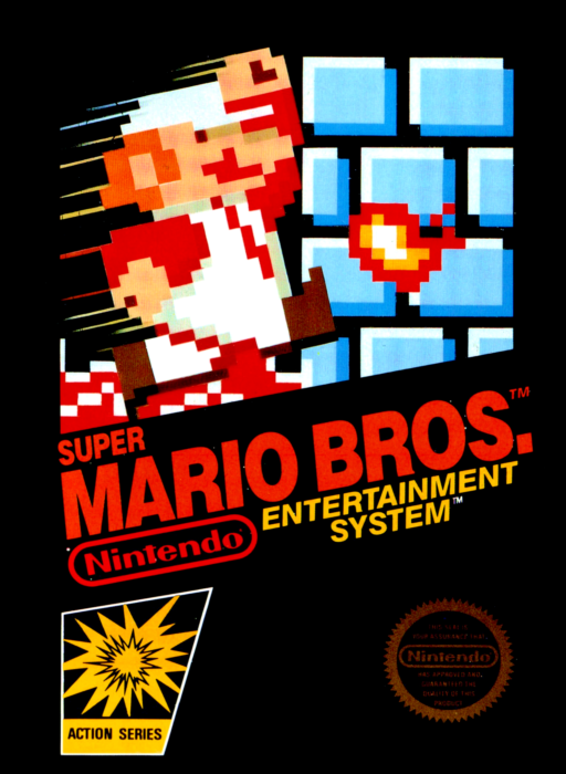 Okładka gry "Super Mario Bros."