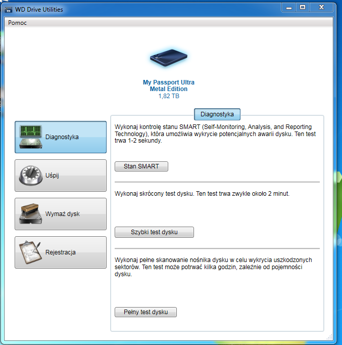 Test dysku zewnętrznego WD My Passport Ultra Metal Edition 2TB