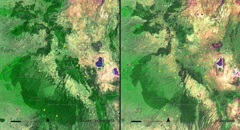deforestation-of-mau-forest-kenya-jan-1973-vs-dec-2009