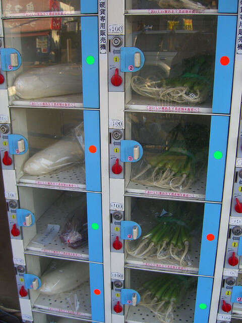 Automat z warzywami