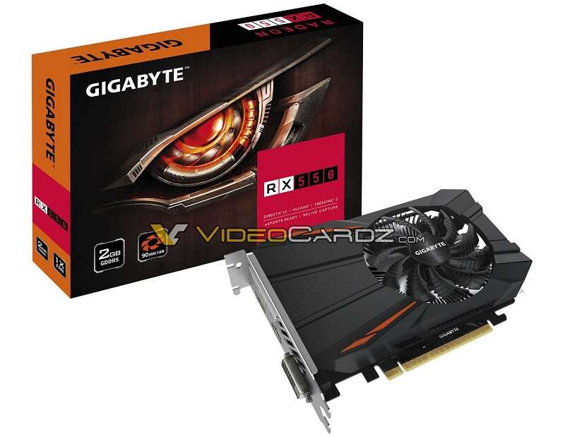 gigabyte rx 550 2g