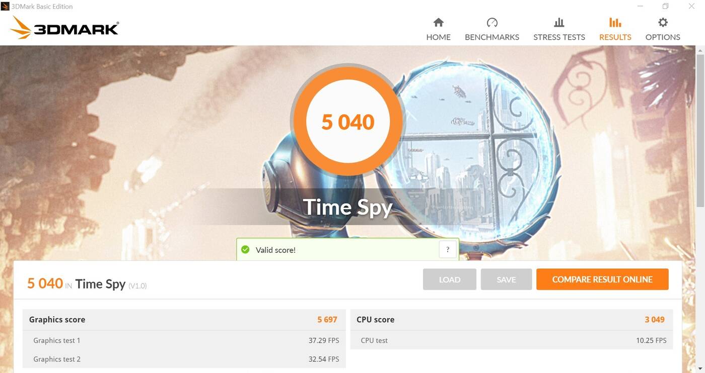 Test AORUS GTX 1080 Gaming Box