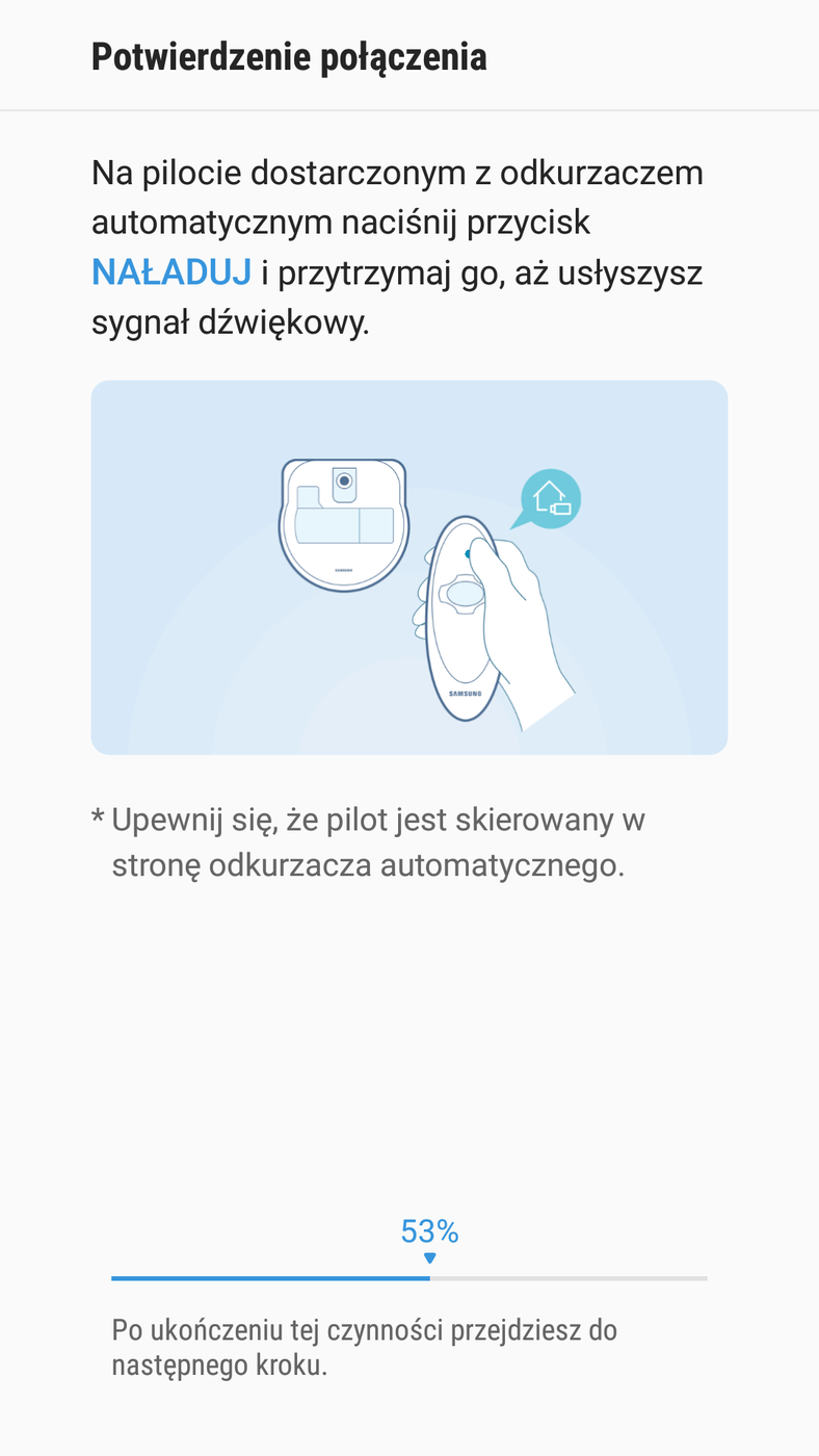 Test robota sprzątającego Samsung VR10M703PW9 Darth Vader