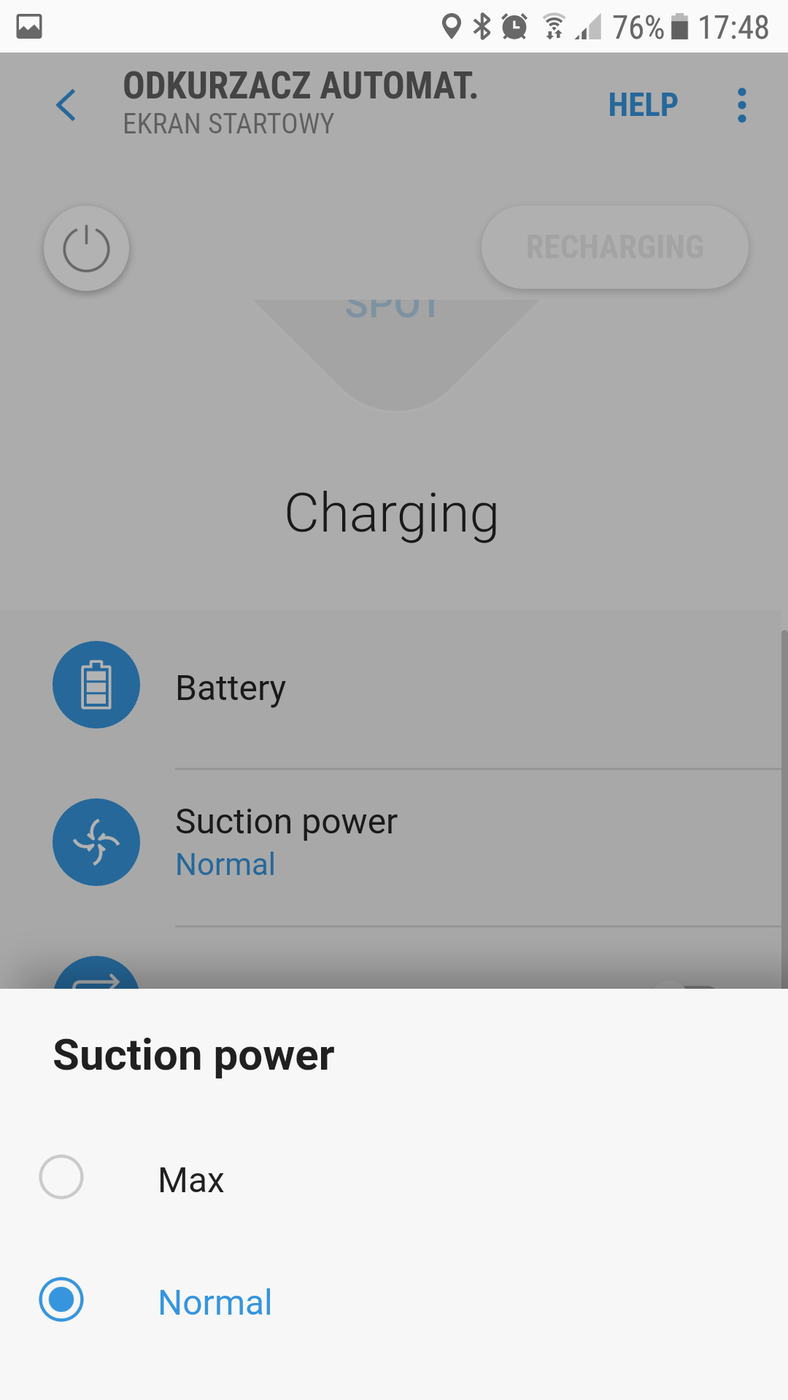 Test robota sprzątającego Samsung VR10M703PW9 Darth Vader
