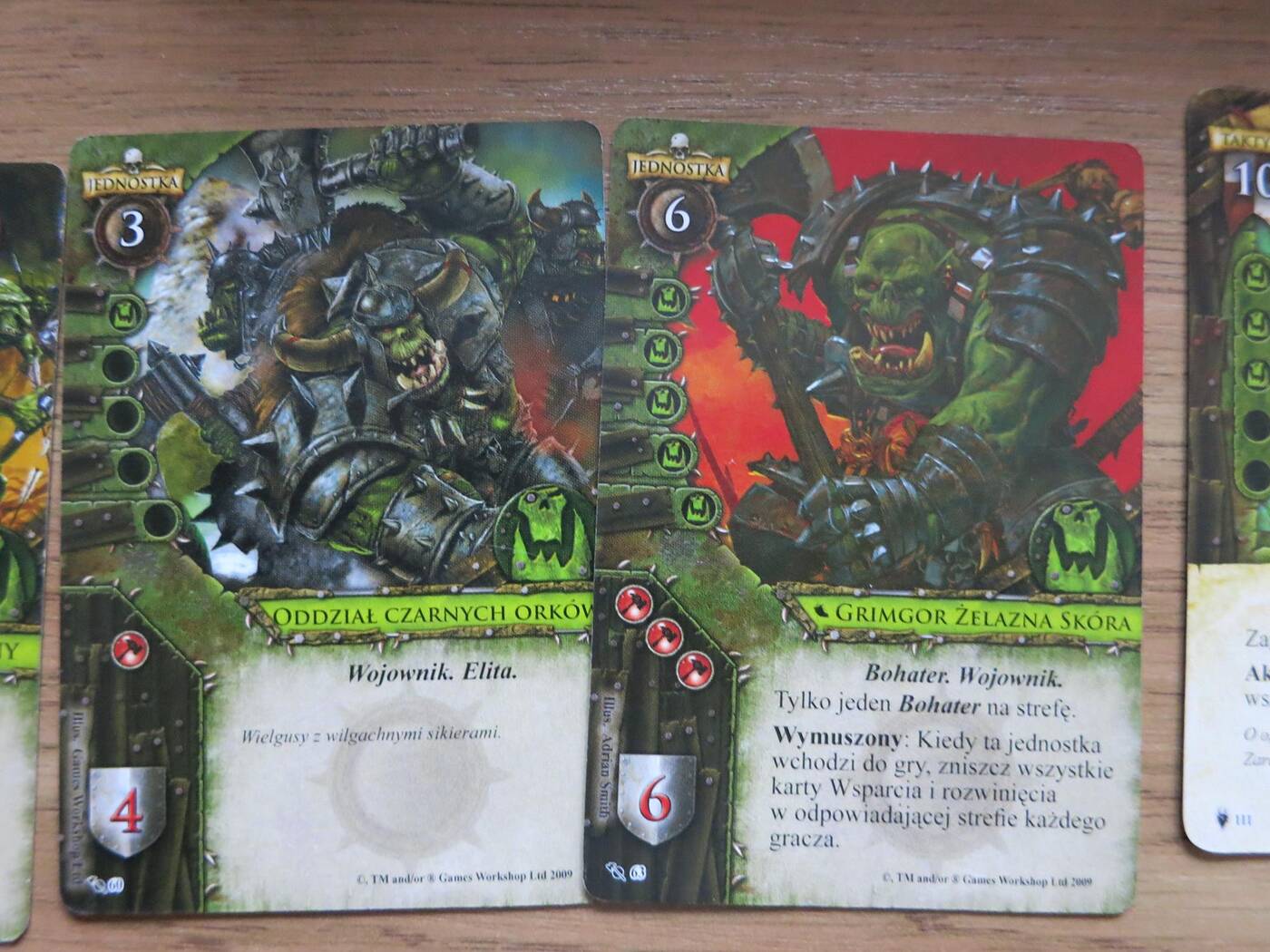 Warhammer Inwazja karty