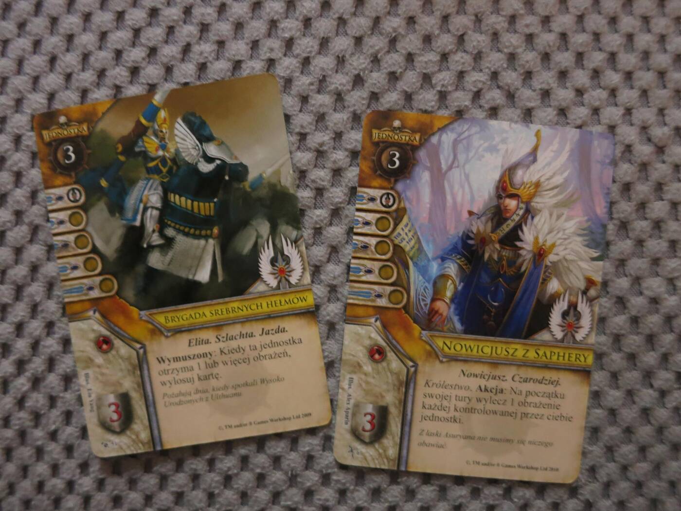 Warhammer Inwazja karty