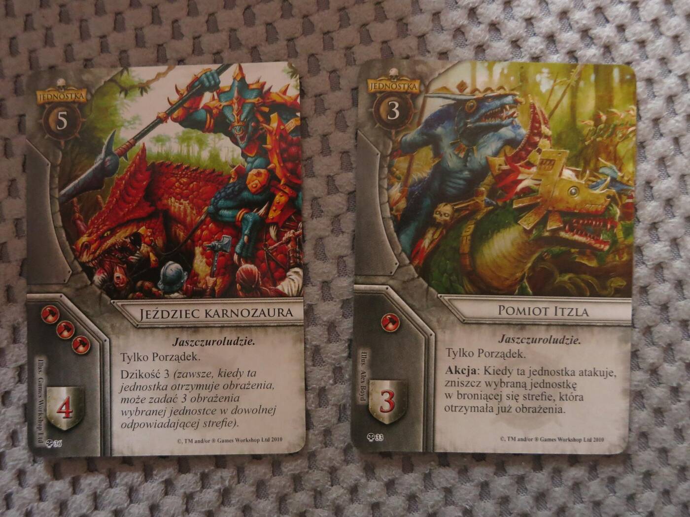 Warhammer Inwazja karty