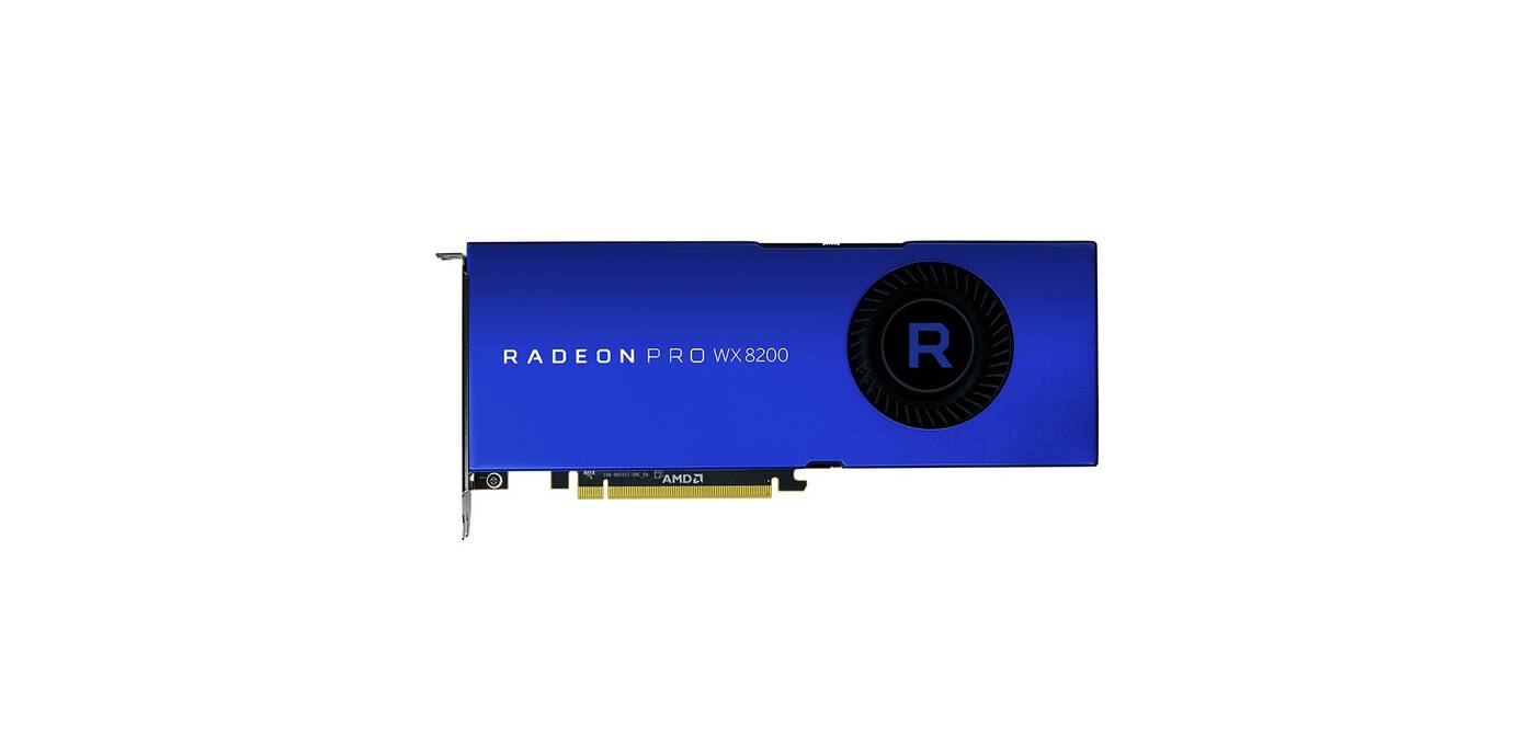 AMD, GPU, karta graficzna, profesional, rynek profesjonalny, Radeon Pro WX 8200, WX 8200, WX, Radeon,