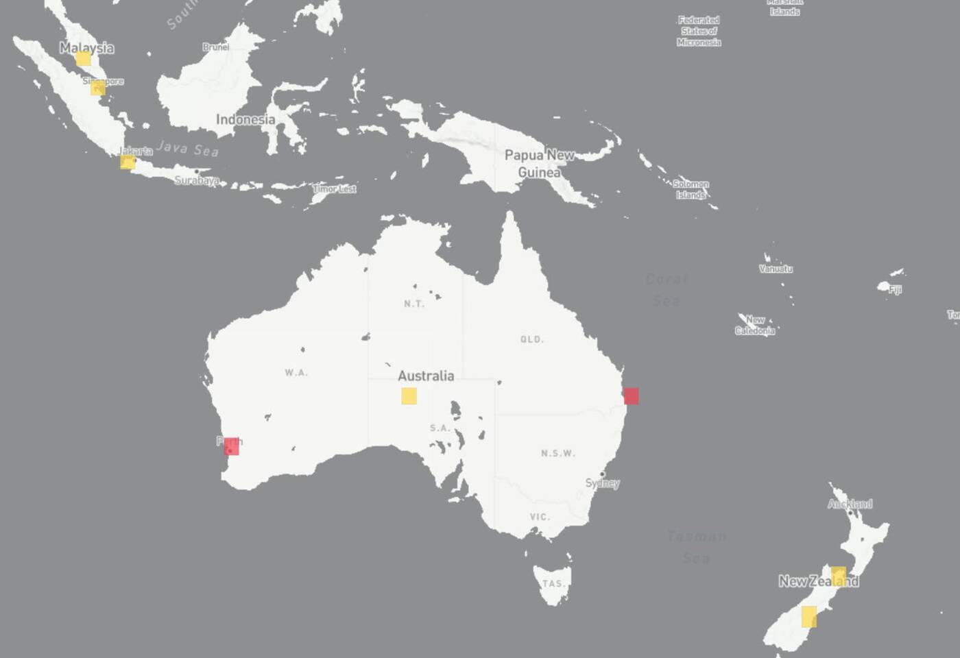 Oto globalna mapa radioaktywnego gazu