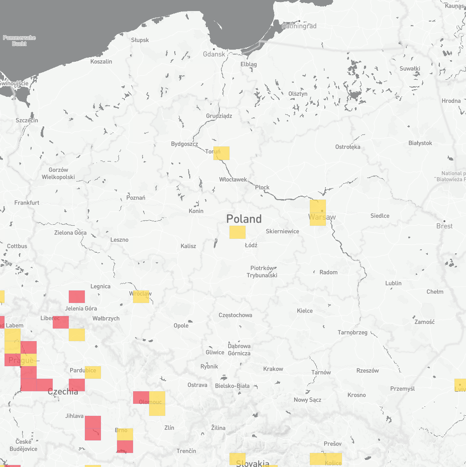 Oto globalna mapa radioaktywnego gazu