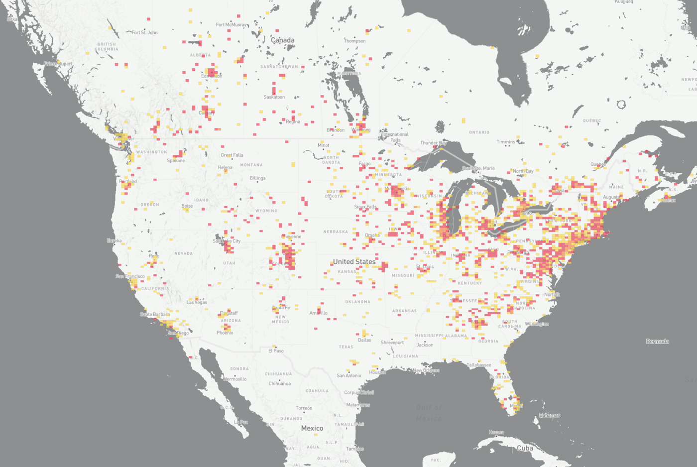 Oto globalna mapa radioaktywnego gazu