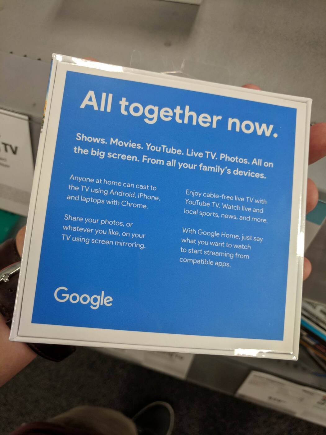 Chromecast 3 został sprzedany przed jego oficjalną premierą