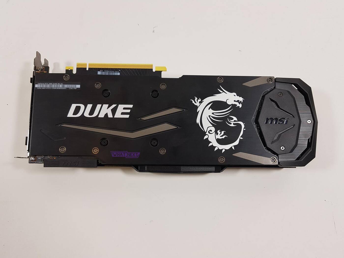 Test MSI GeForce RTX 2080 Duke