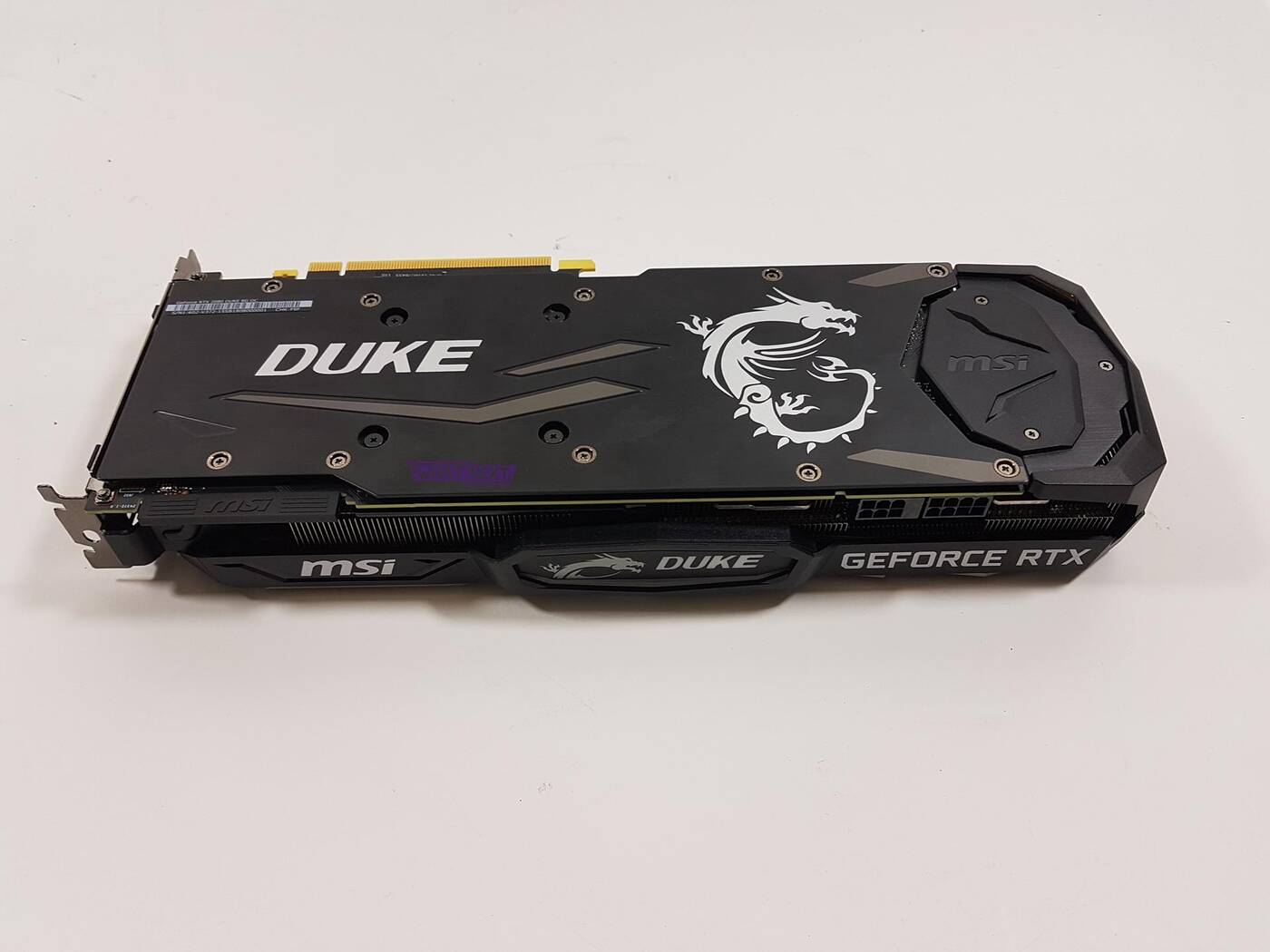 Test MSI GeForce RTX 2080 Duke
