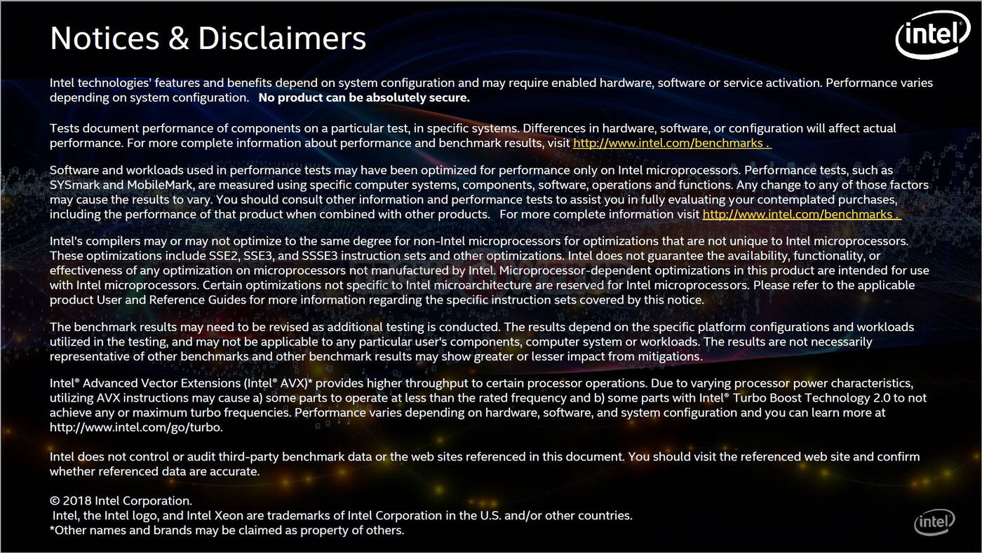 Intel ujawnił kolejne szczegóły sklejanych Cascade Lake