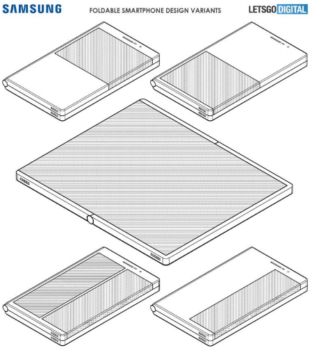 samsung, patent samsung, składany smartfon, składany smartfon samsung, galaxy F