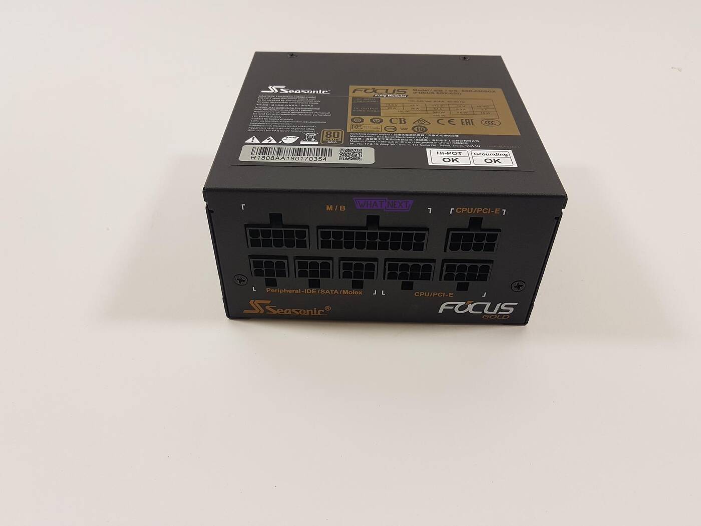 Test zasilacza SFX Seasonic Focus SGX-650