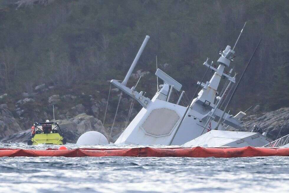 statek Helge Ingstad, fregata Helge Ingstad, norwegia Helge Ingstad, zatonięcie Helge Ingstad, wypadek Helge Ingstad