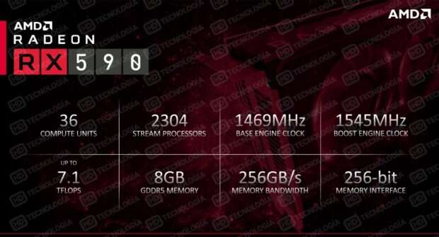 Ujawniono slajdy z premiery karty Radeon RX 590