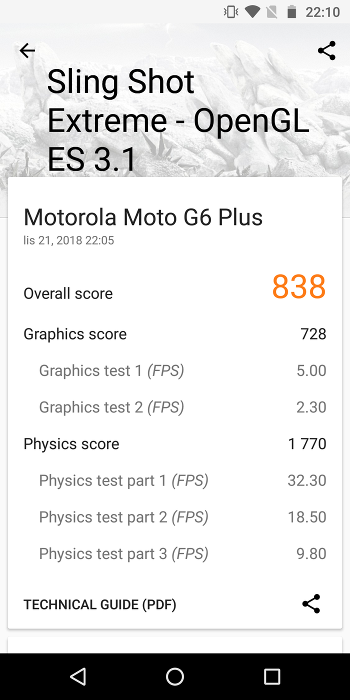 Test smartfonu Motorola Moto G6 Plus