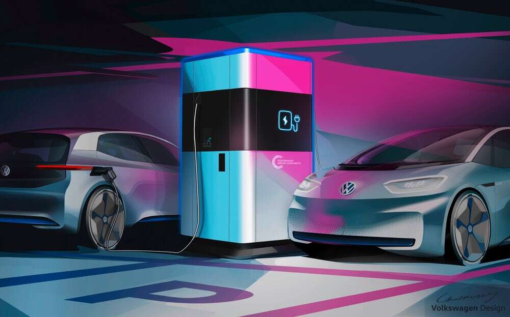 Wizja mobilnych stacji ładujących dla pojazdów elektrycznych od VW