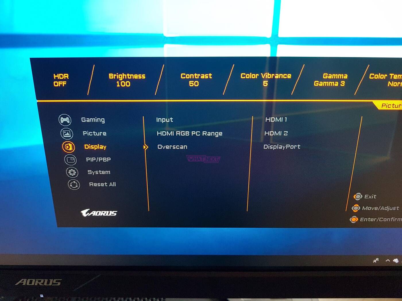 Test monitora Aorus AD27QD