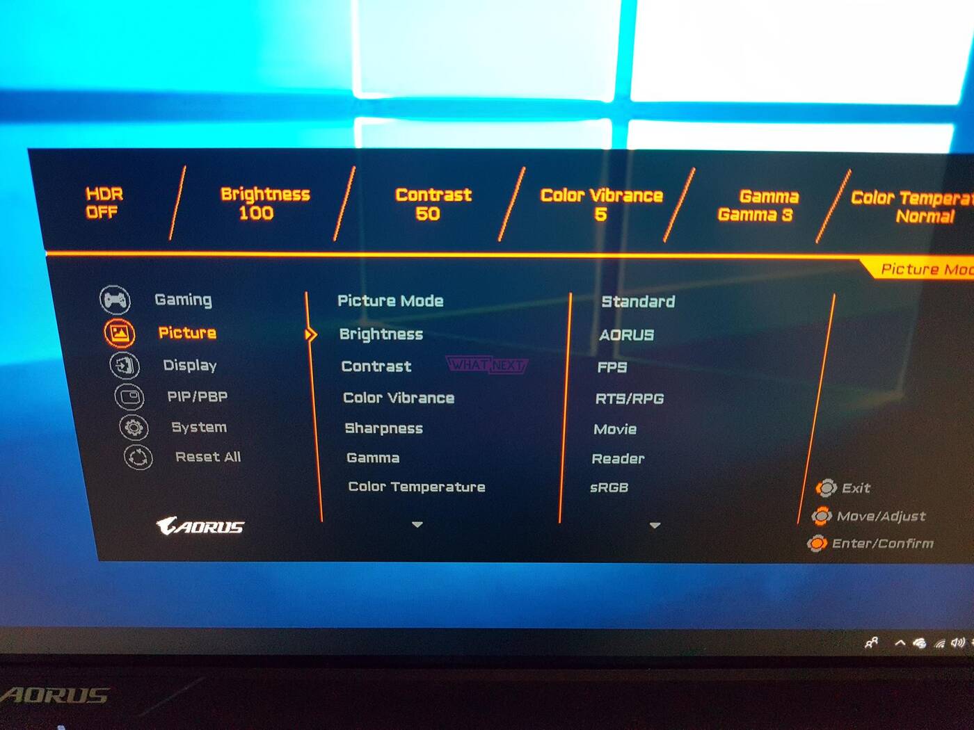 Test monitora Aorus AD27QD