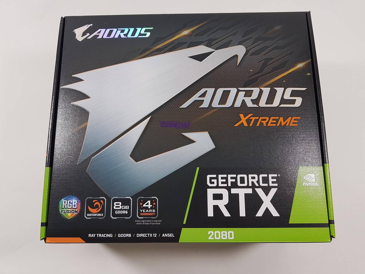 Test Aorus GeForce RTX 2080 Xtreme Waterforce 8G