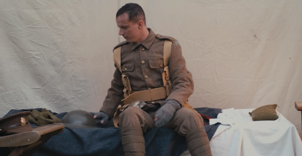 Wielka Wojna, I wojna światowa, ubiór żołnierza, brytyjski żołnierz