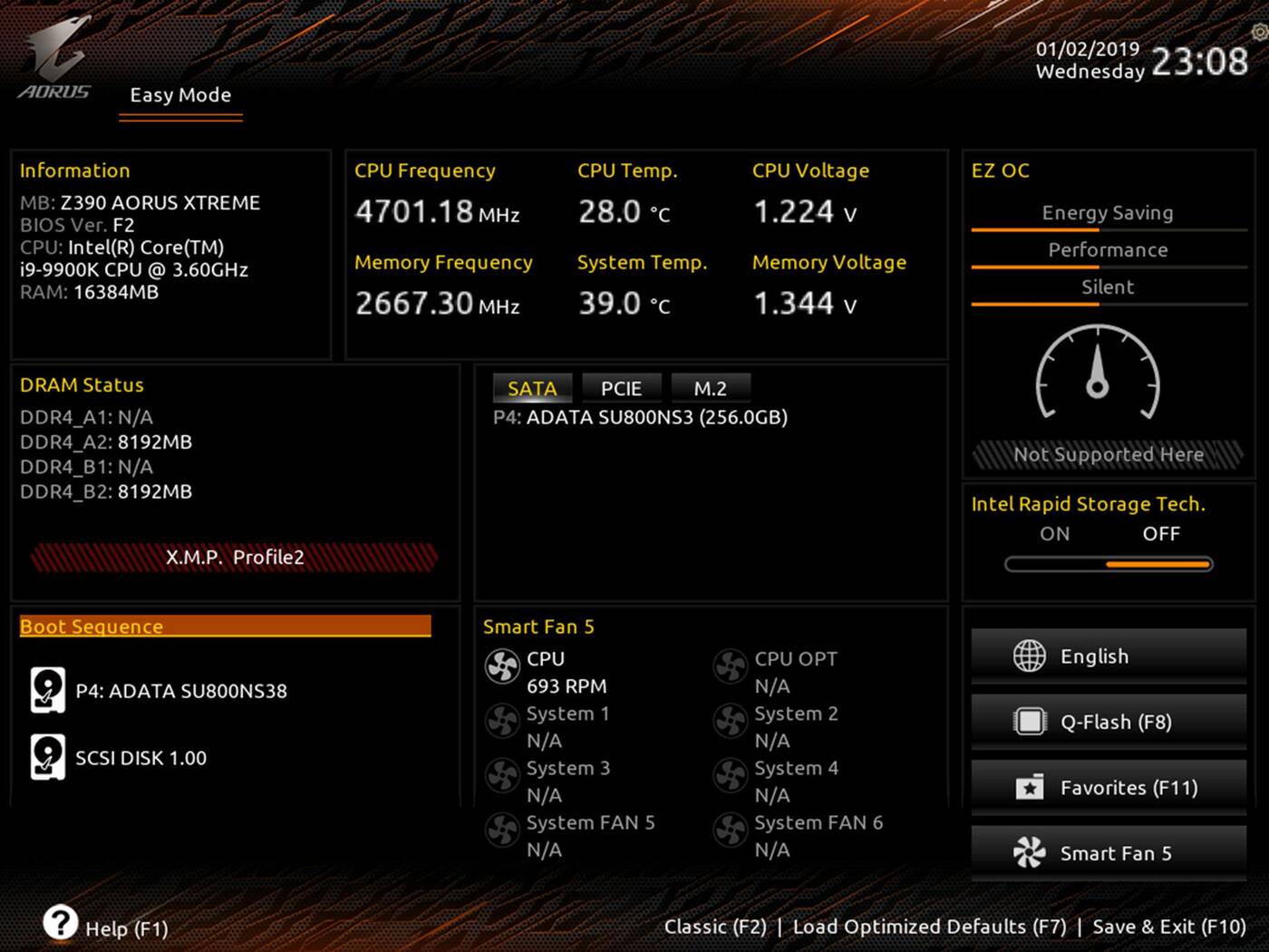 Test płyty głównej Z390 Aorus Xtreme