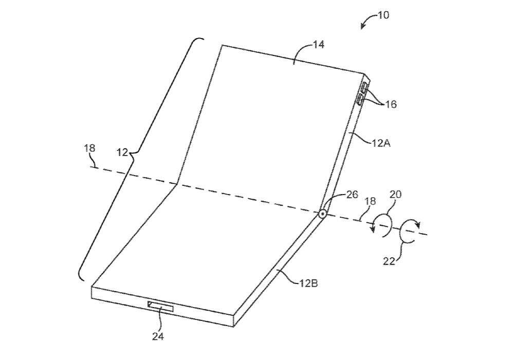 Apple, składany smartfon Apple, elastyczny ekran apple, zginany smartfon apple