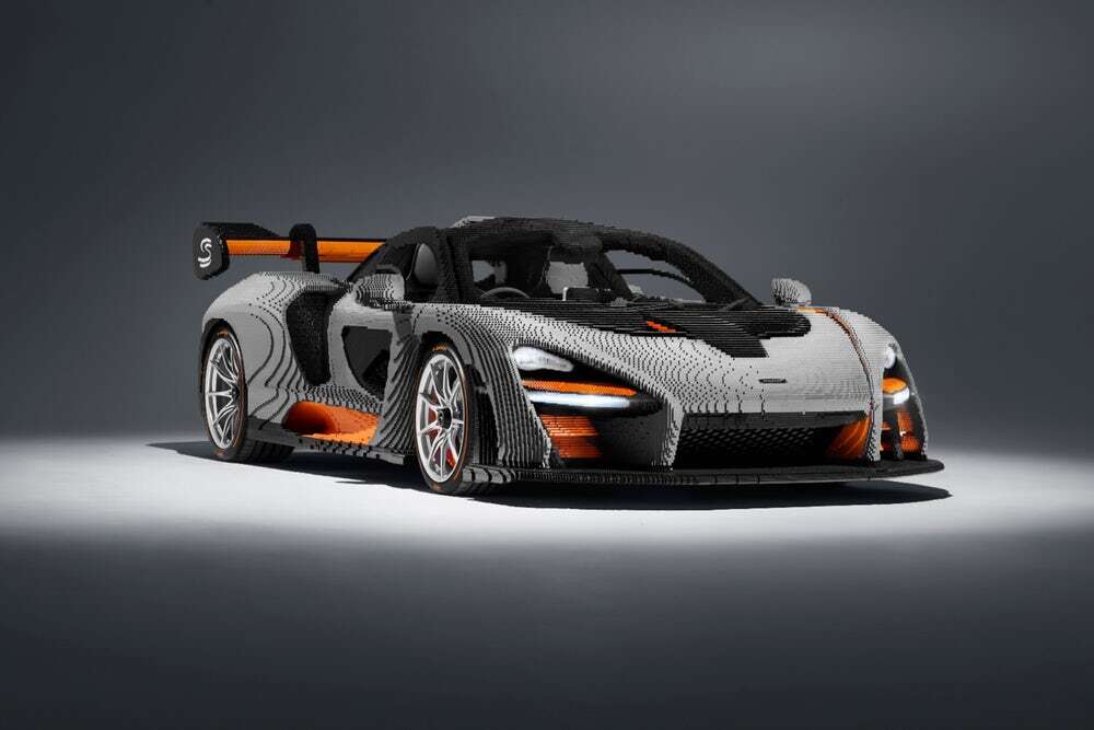 Replika samochodu McLaren Senna z klocków lego