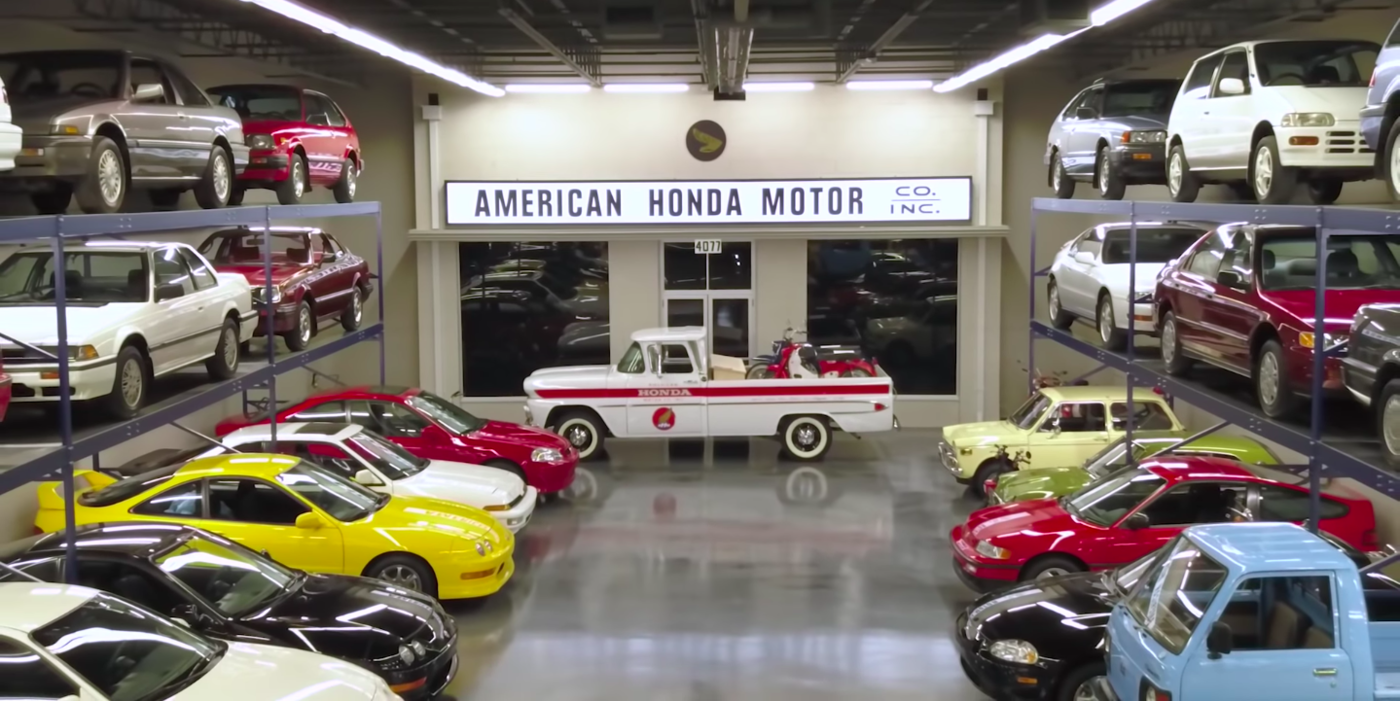 To prawdopodobnie najwspanialsza prywatna kolekcja samochodów Honda