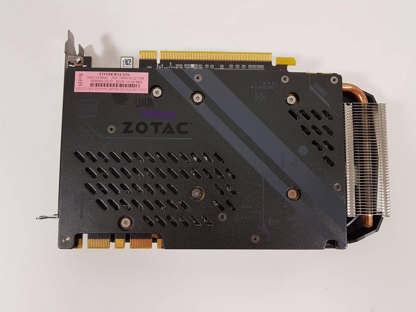 Test ZOTAC GeForce GTX 1060 AMP Edition 6GB GDDR5X