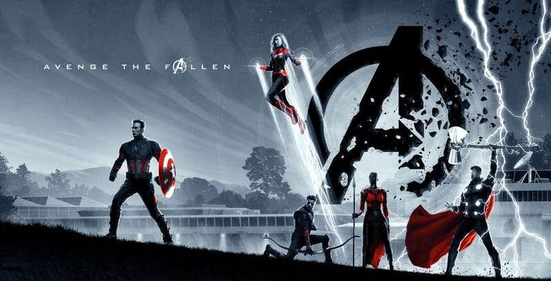 Brytyjskie plakaty Avengers: Endgame