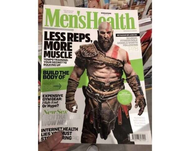 Kratos był twarzą magazynu Men's Health