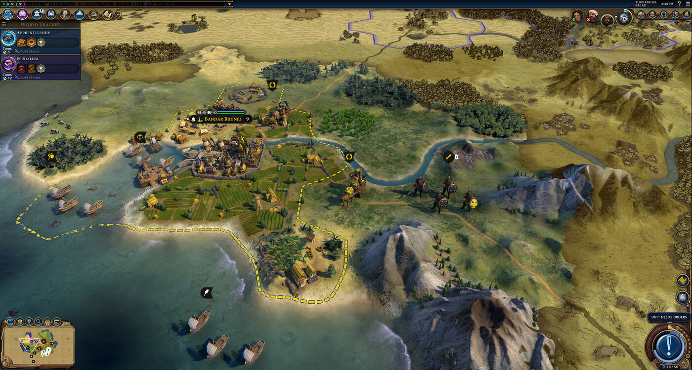 Cywilizacja VI z wyglądem Cywilizacji V, dzięki modyfikacji od twórcy