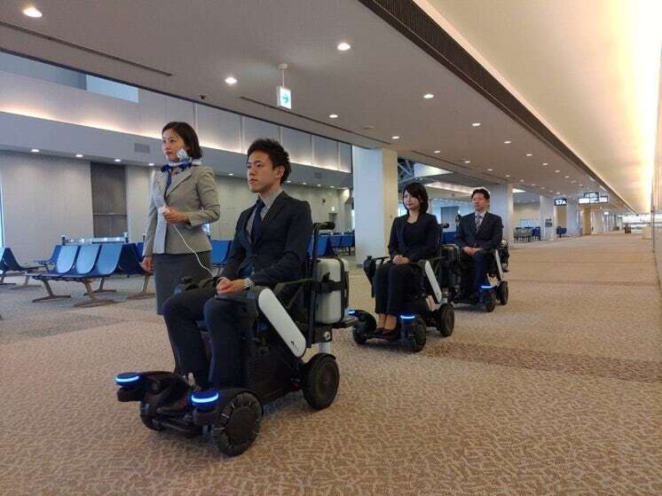 Autonomiczne wózki inwalidzkie rozpoczną testy na lotnisku Narita