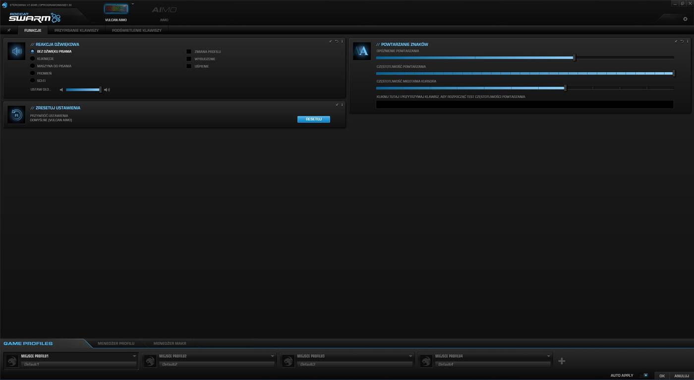 Test klawiatury Roccat Vulcan 120 AIMO z przełącznikami Titan