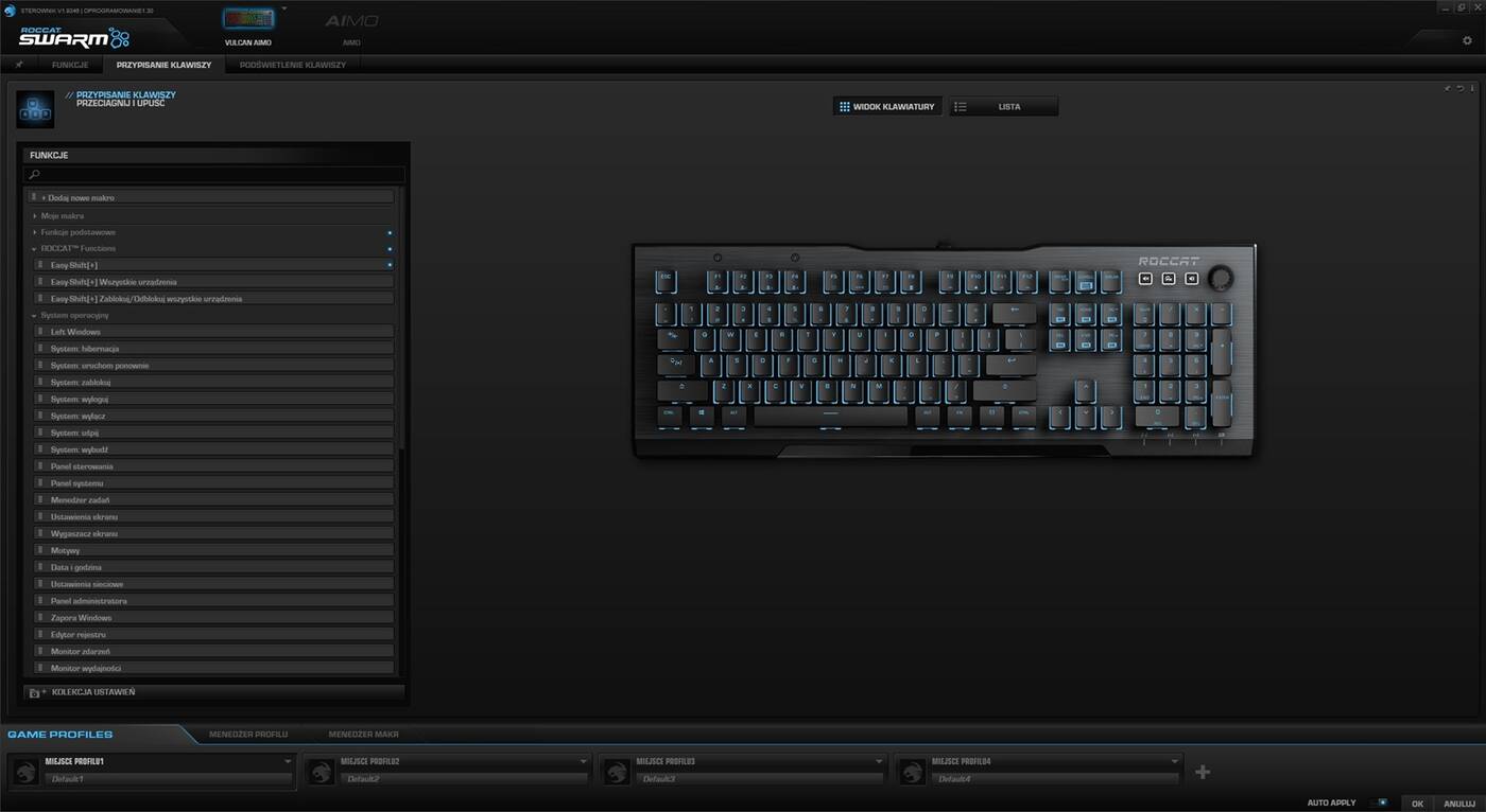 Test klawiatury Roccat Vulcan 120 AIMO z przełącznikami Titan