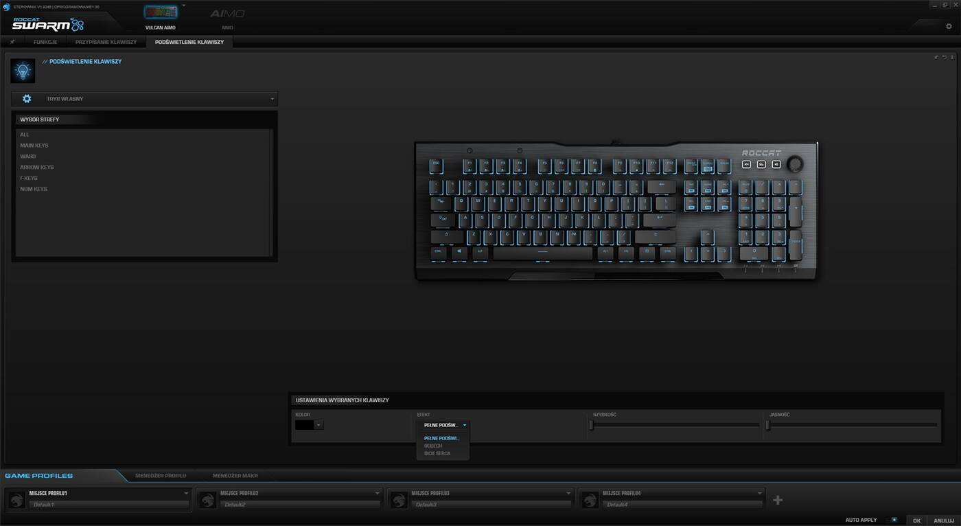 Test klawiatury Roccat Vulcan 120 AIMO z przełącznikami Titan