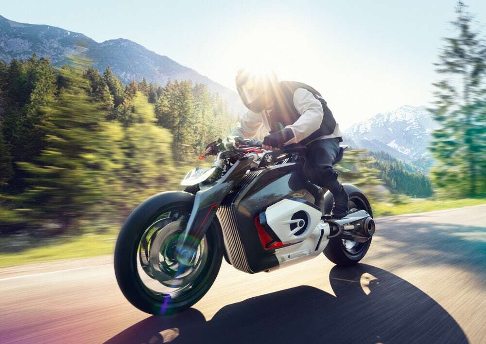 Wizja elektrycznego motocykla BMW Vision DC Roadster