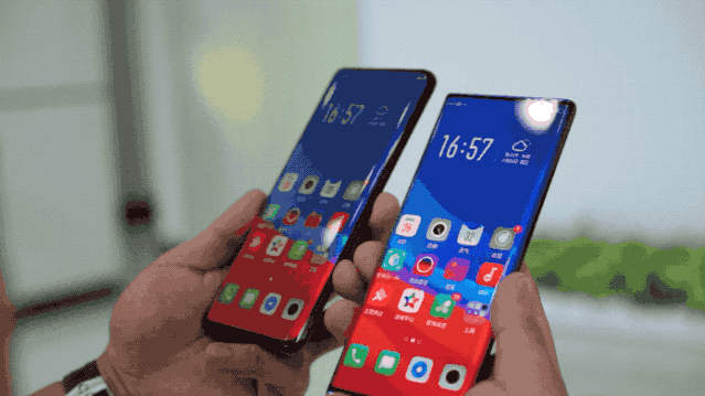 Oppo prezentuje Waterfall Screen