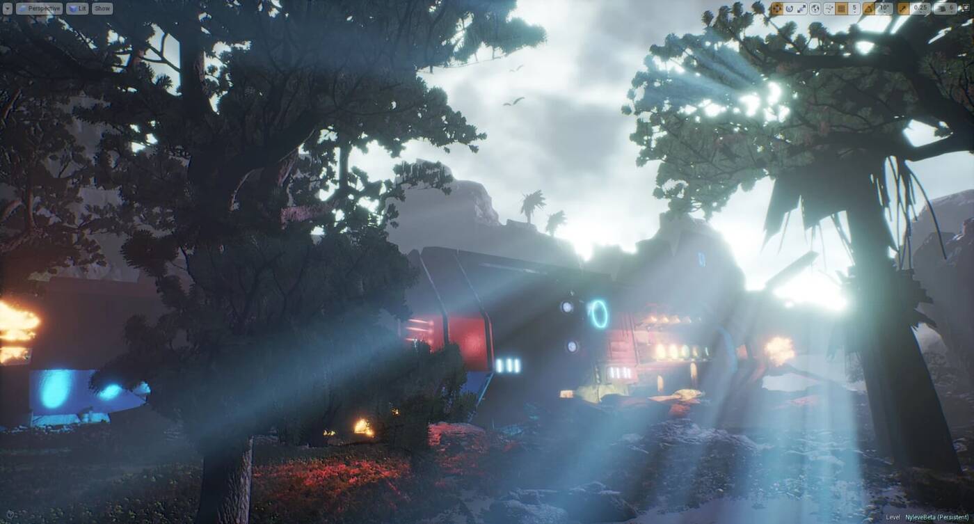 Ray Tracing w Unreal z 1998 roku odnowionym przez gracza