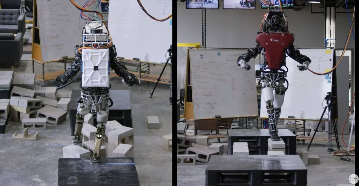 Humanoidalny robot stawił czoła betonowym przeszkodom