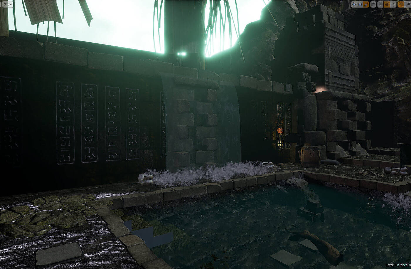 Ray Tracing w Unreal z 1998 roku odnowionym przez gracza