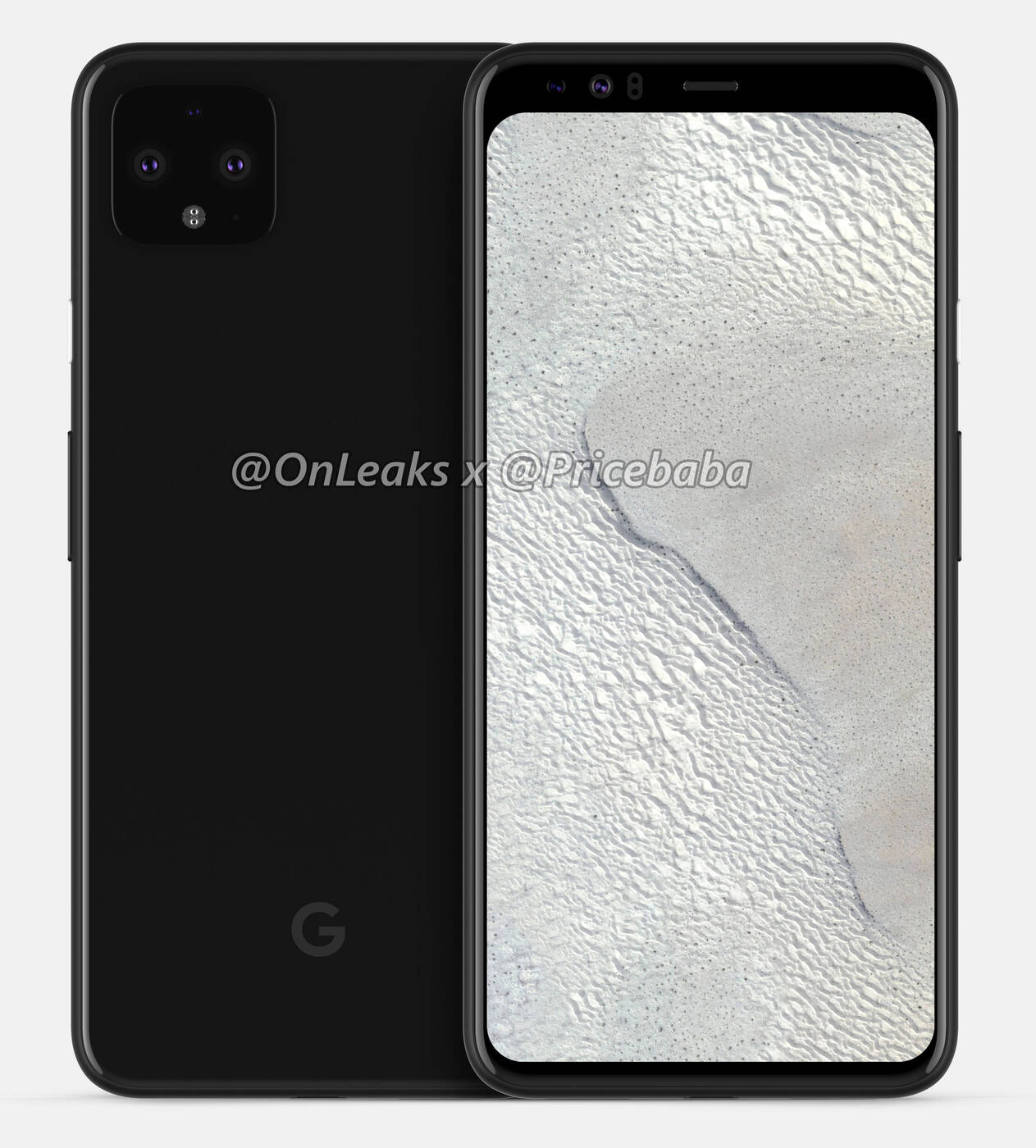 Google Pixel 4 XL, render Google Pixel 4 XL, wygląd Google Pixel 4 XL, design Google Pixel 4 XL, film Google Pixel 4 XL, ekran Google Pixel 4 XL