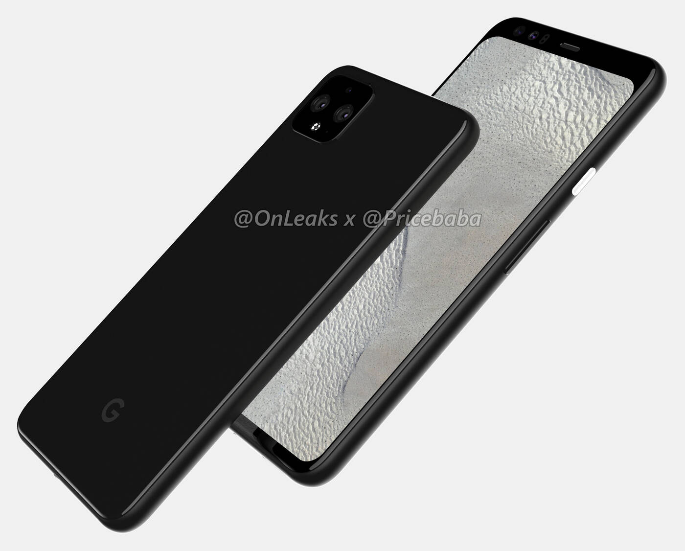 Google Pixel 4 XL, render Google Pixel 4 XL, wygląd Google Pixel 4 XL, design Google Pixel 4 XL, film Google Pixel 4 XL, ekran Google Pixel 4 XL