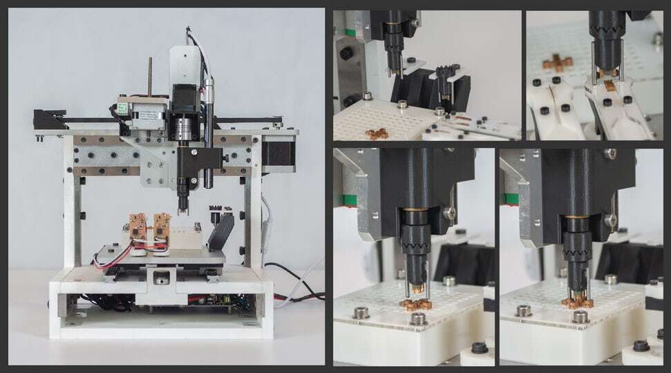 Stworzono system montażu robotów w stylu fuzji drukarki 3D i Lego