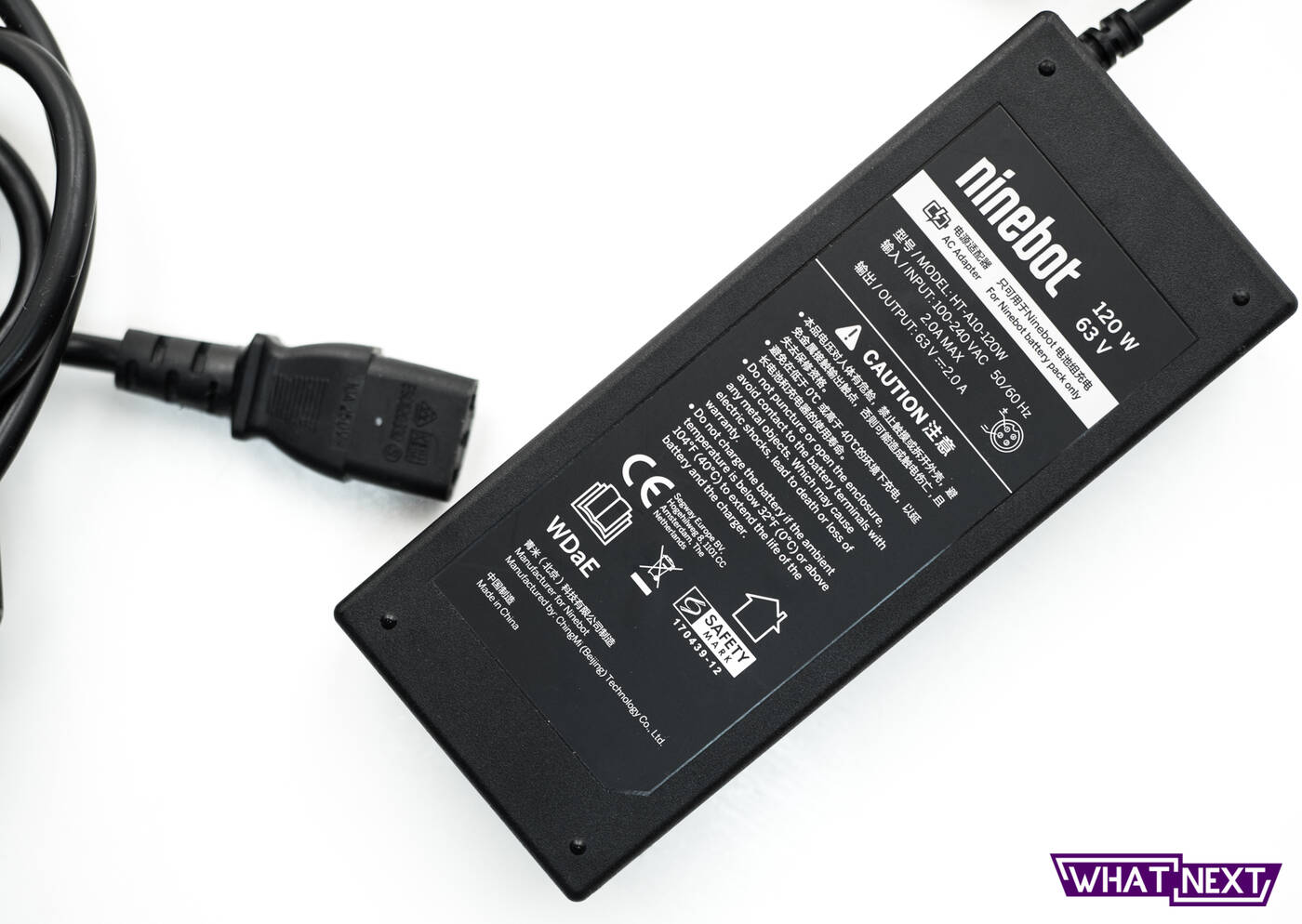 Ninebot S - zasilacz